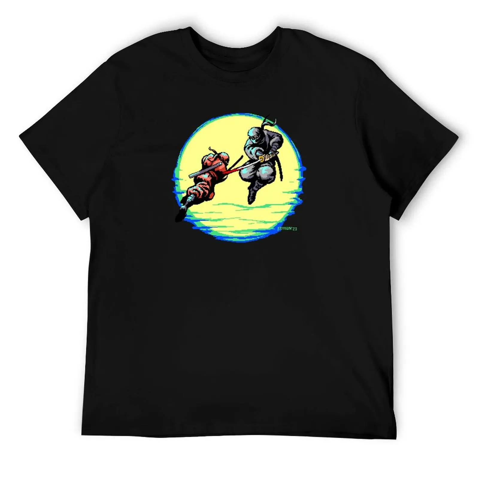 

Ninja Gaiden NES Opening T-Shirt футболки с принтом для мужчин футболки для мужчин хлопковые мужские футболки для мужчин футболка