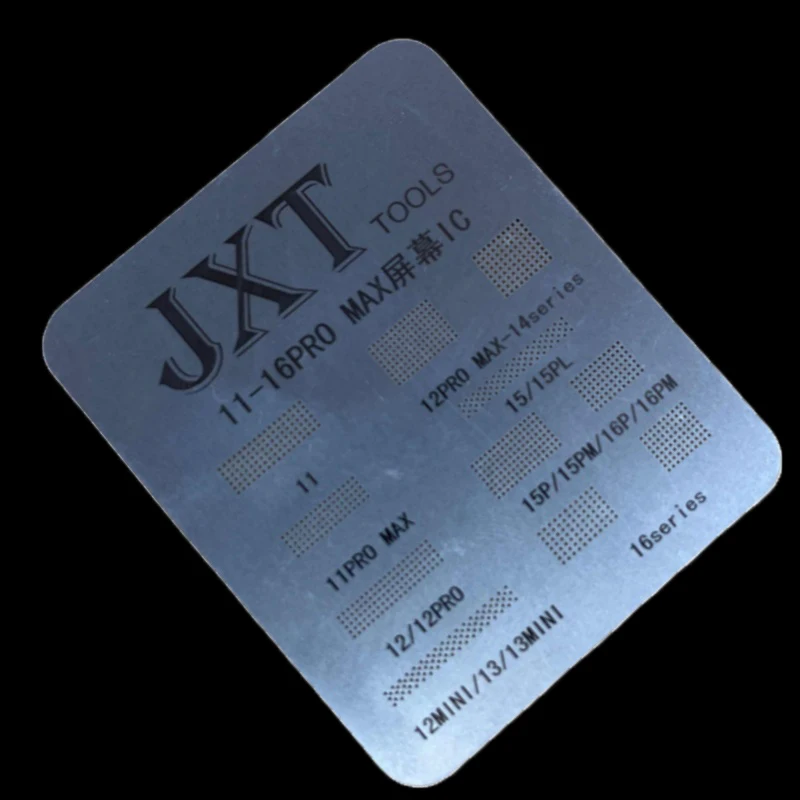 Universal BGA Reballing Stencil For IP 11 12 13 14 15 Pro Max Flex Screen Chip Steel Net LCD IC Protection