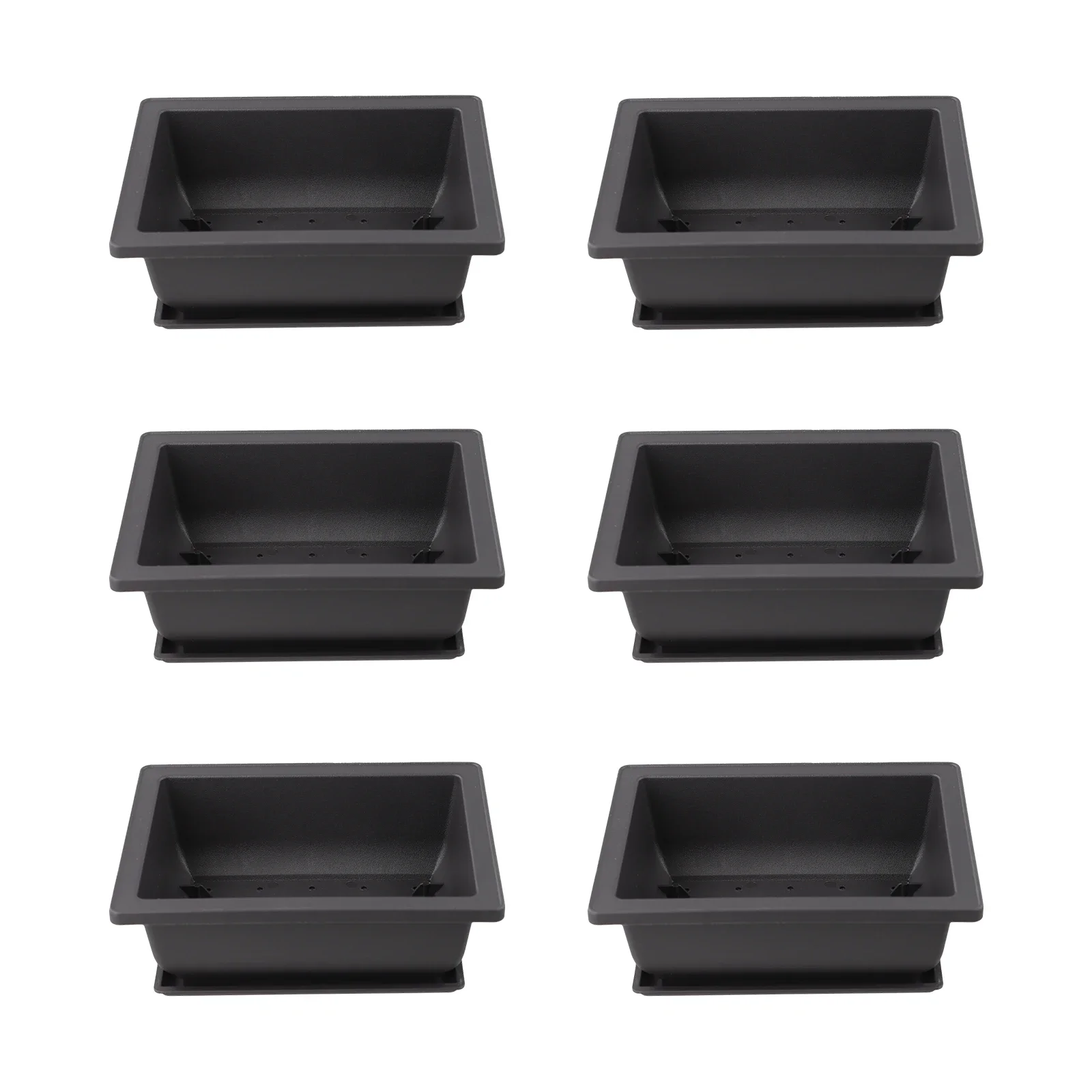 6 Pieces Bonsai Pot Drainage System Flower Pot Purple Flower Pot Drainage System Versatile Usage Home Decor Pot