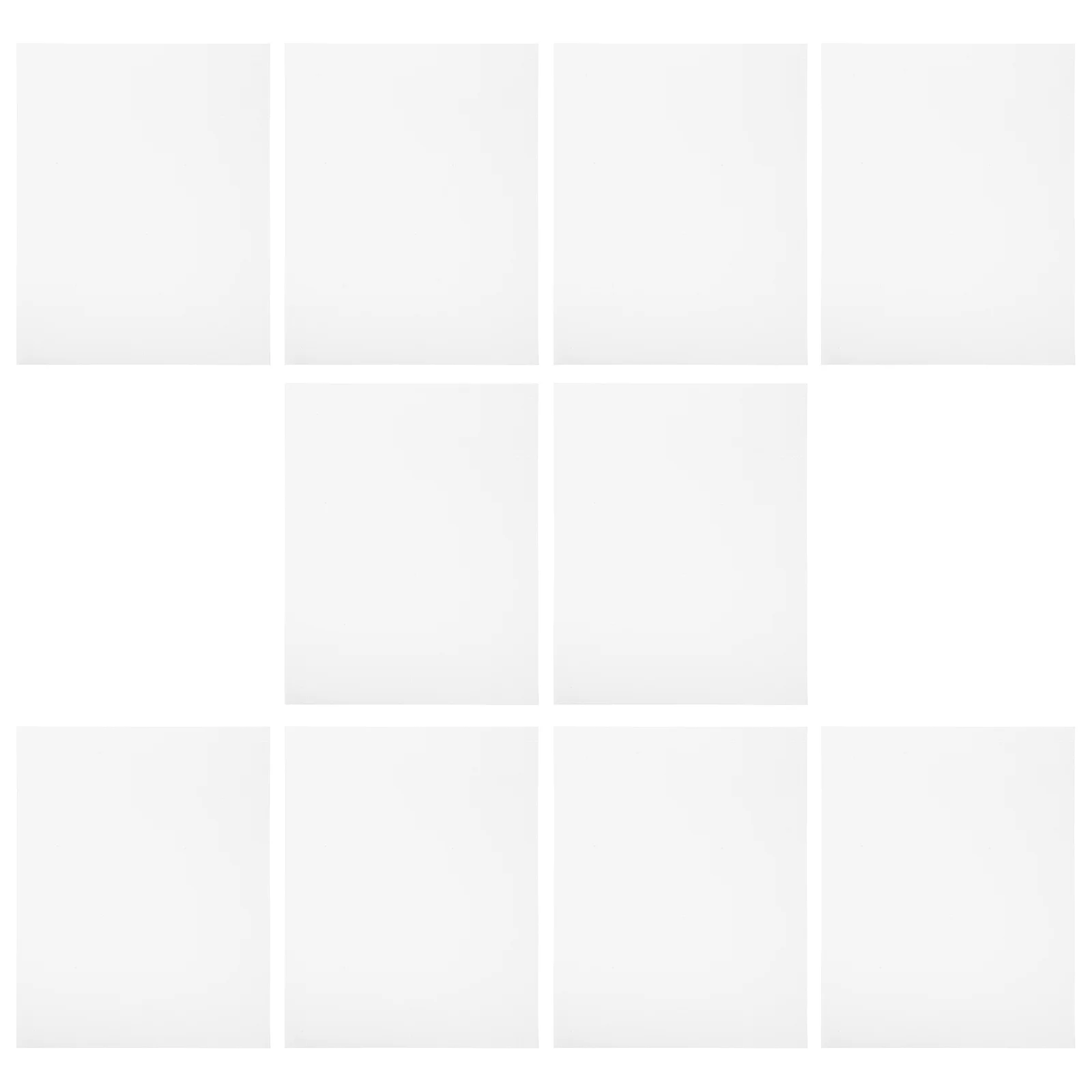 

10 Sheets Printable Cardstock For Business Preperforated Blank Cards Stock Paper Laser Inkjet Printer Compatible Diy Name Tags