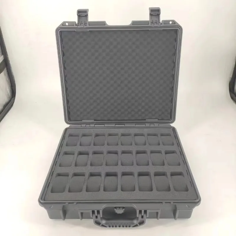 DPC081-4 High Quality Hard Plastic IP67 Waterproof Watch Safety Protection Carry Case with 24 Slots