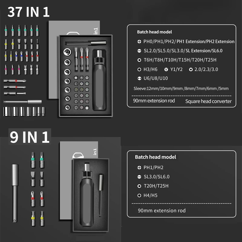 Precision Screwdriver Set 37 in 1 Magnetic Small Repair Tool for Watch Computer Electronics Bike Phone IT Crafts Hand Tools