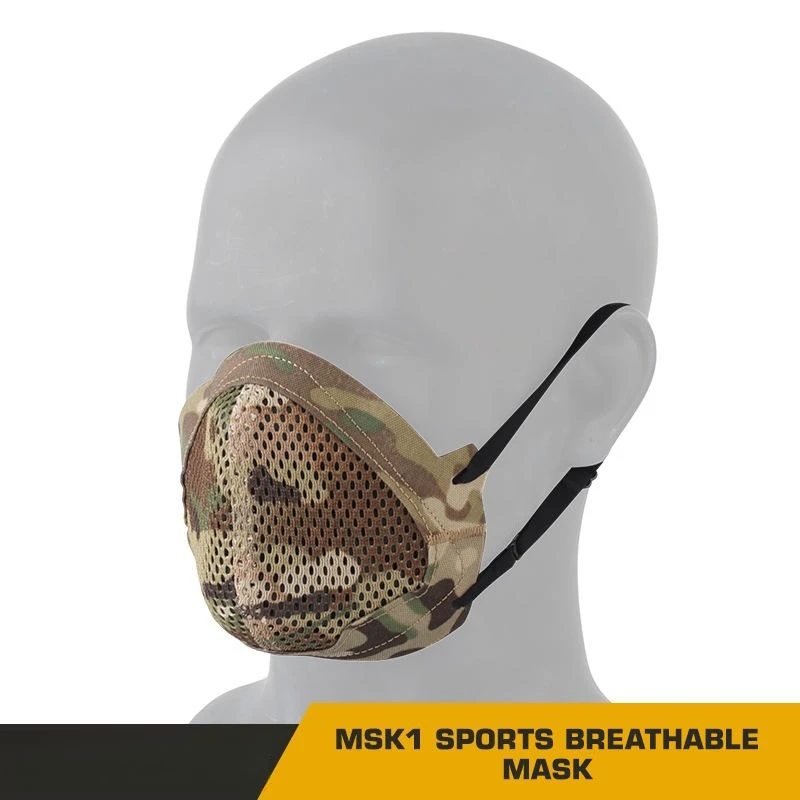 Máscara táctica MSK1 transpirable media cara Airsoft Paintball - imagen 4