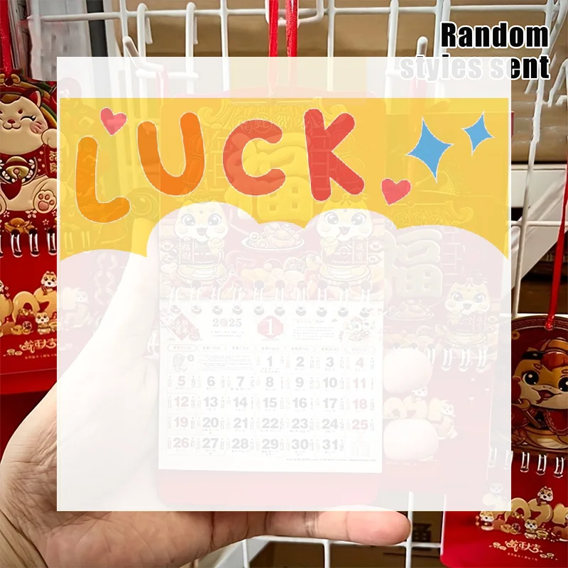 

1/4Pcs Chinese Zodiac Horse Year Mini Calendar 2026 Monthly Planner Festival Day Organizer Desk Calendar Desktop Decoration