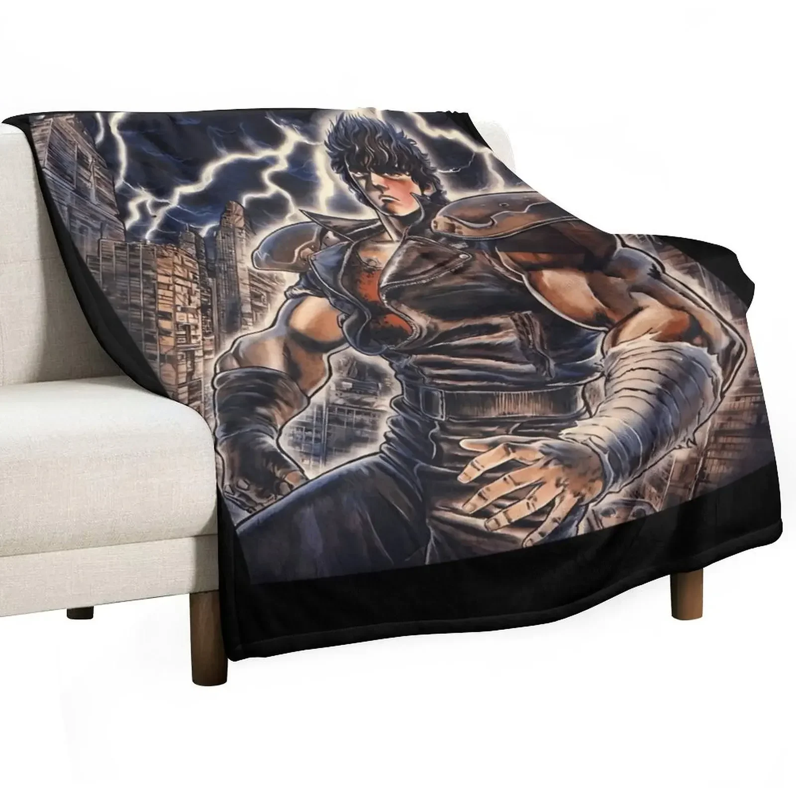 

Kenshiro - Hokuto no Ken Throw Blanket Ultra Plush Cozy Blanket for Napping Sleeping