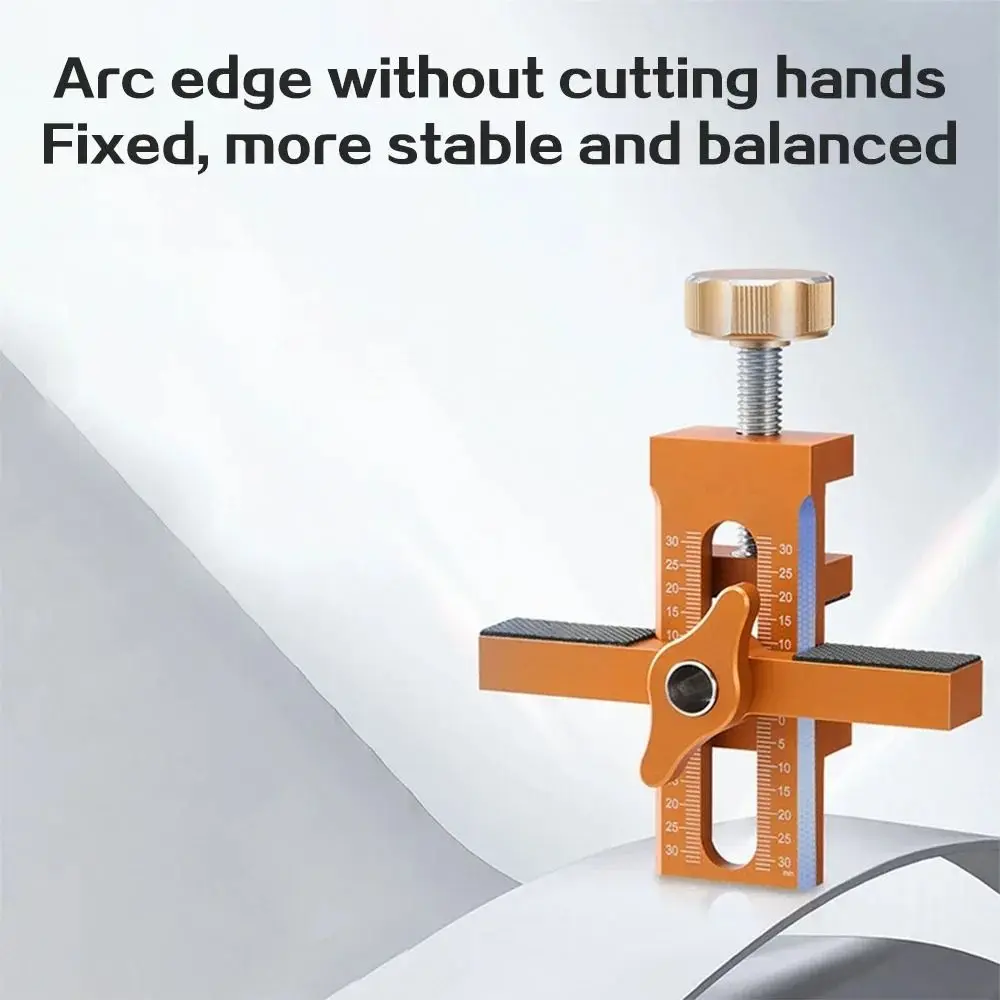 2 في 1 أداة تحديد موضع تركيب باب الخزانة، تحديد المواقع السريع، تركيب لوحة باب الخزانة من سبائك الألومنيوم، لقط ثابت #4