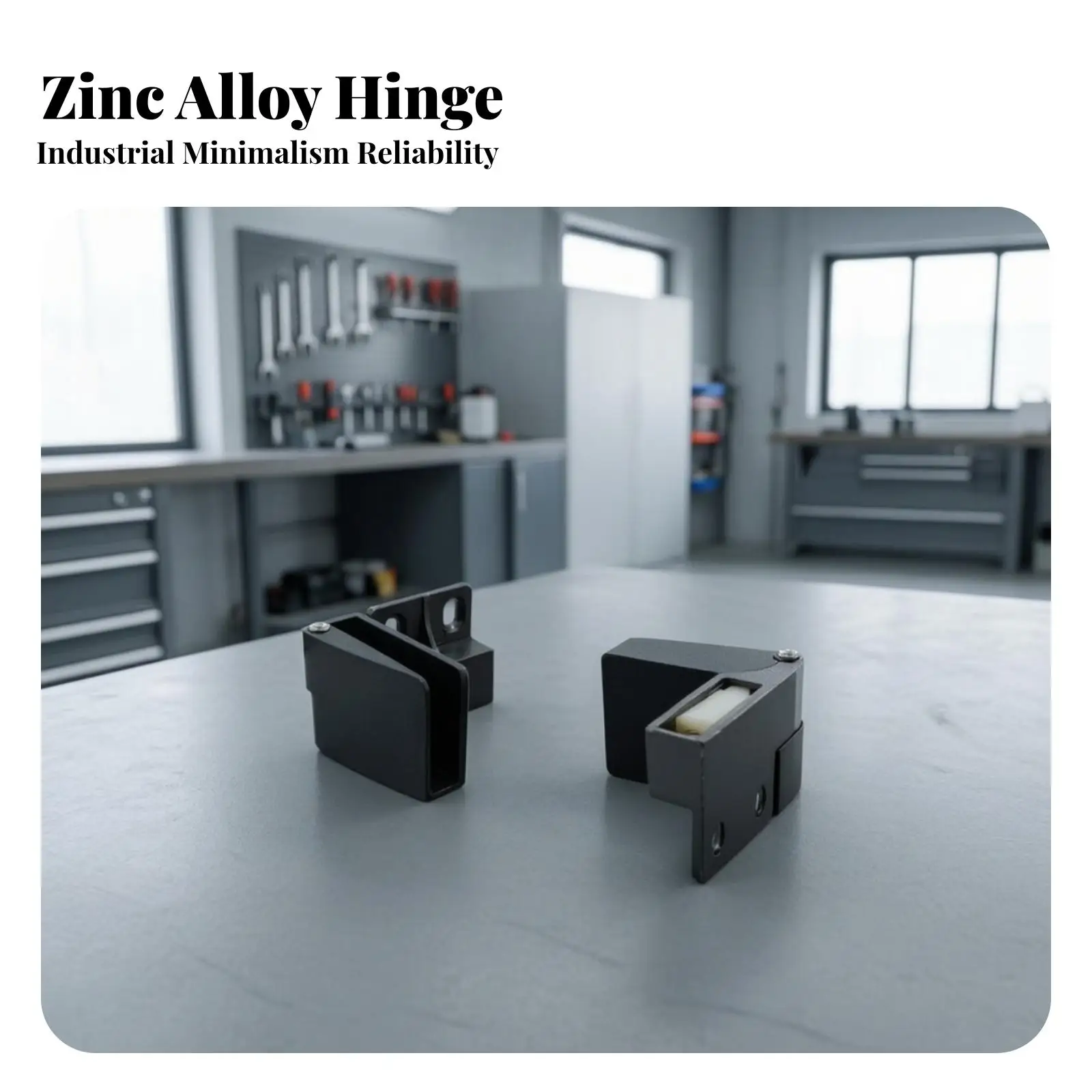 Hinge for Glass Cabinet Door Zinc Alloy Fixed Clamp 37mm Long 28mm High Sturdy Hardware for Storage Unit