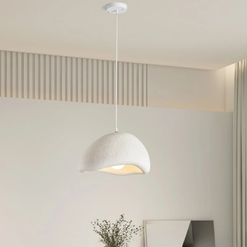 Creative personality restaurant bar light micro cement designer bed and breakfast living room bedroom cloud chandelier