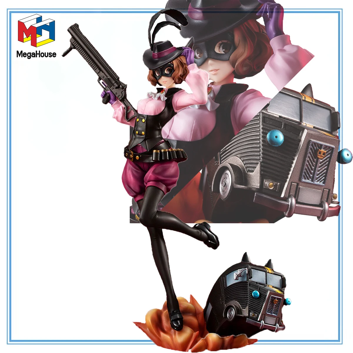 

100 Original in Stock MegaHouse Lucrea Persona 5 The Royal Okumura Haru Morgana Noir Anime Figure Collection Series Model Toys