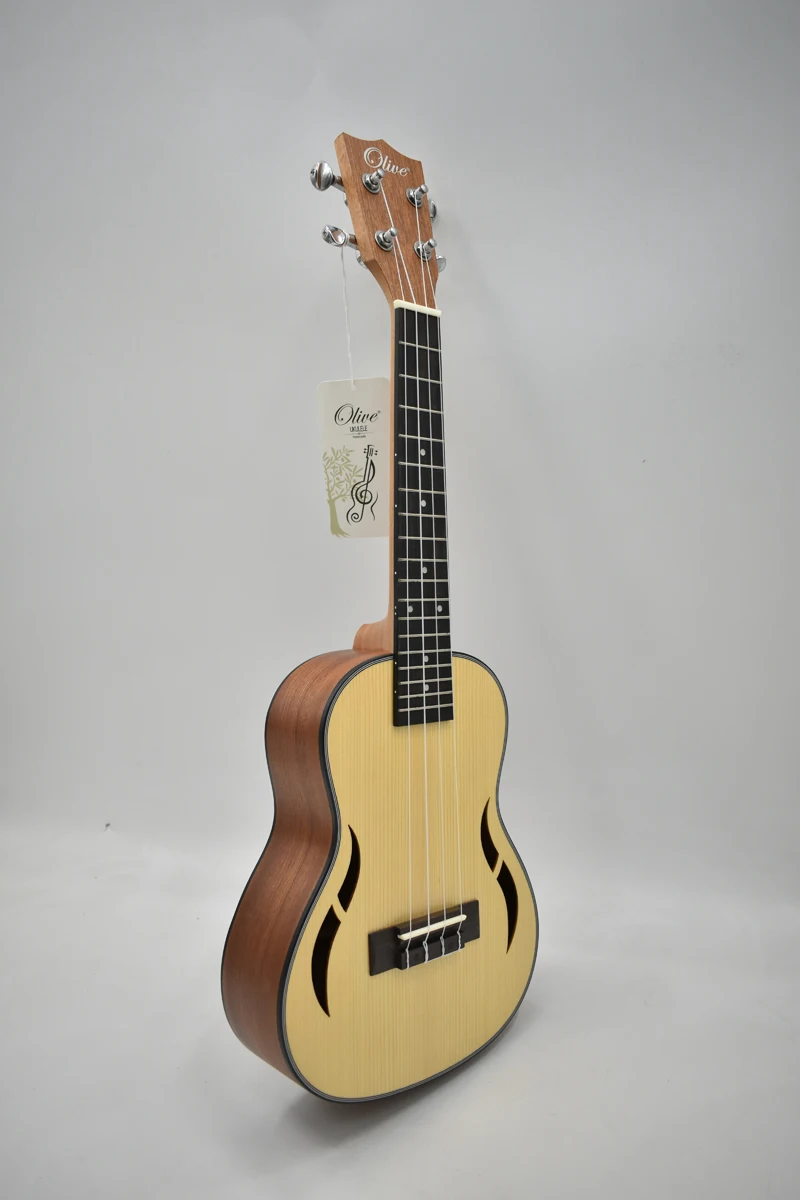 Concert Top Solid Ukulele Kit Wholesale Top-Nylon Material Musical Instrument Accessories