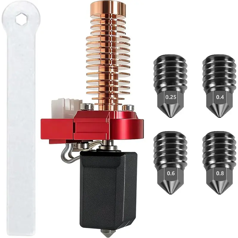 

N96R For Flashforge Adventurer 5M/5M Pro Print Head Thermal Conductive Hotend& Extruder Kit- Accessories For FF AD5M