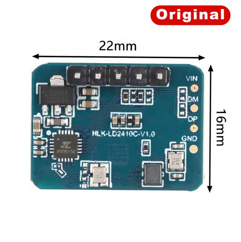 LD2410C 24Ghz Human Presence Sensor HLK-LD2410C 24G Millimeter  Non-contact Heartbeat Motion  Detection Wave Radar Sensor Module