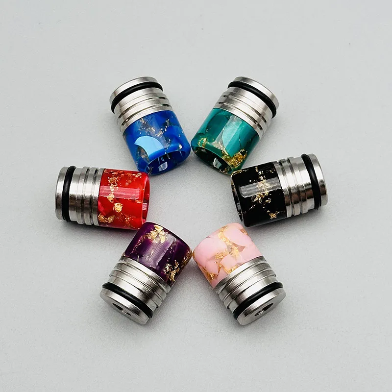 

DSX 810 anti explosion oil drip tip Metal Mesh Stainless Steel+Resin material For RTA RDA Tank Atomizer Accessories