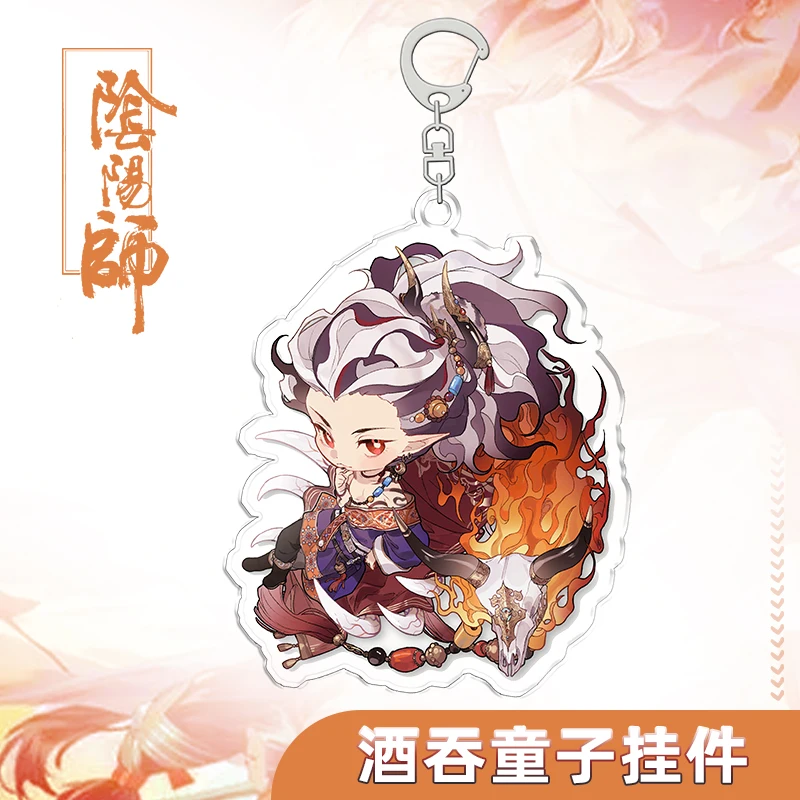 2024 Anime Onmyoji Pendant Suzuka Gozen Syuten Douji Shiranui Yamata no Orochi Acrylic Keychain Accessories Gift