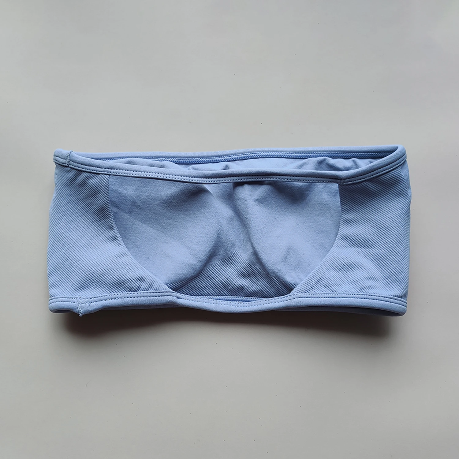 حمالة صدر رياضية بدون ظهر للنساء من Bandeau Impact، ملابس يوجا بدون خياطة، ملابس لياقة بدنية للتمرين في صالة الألعاب الرياضية #5