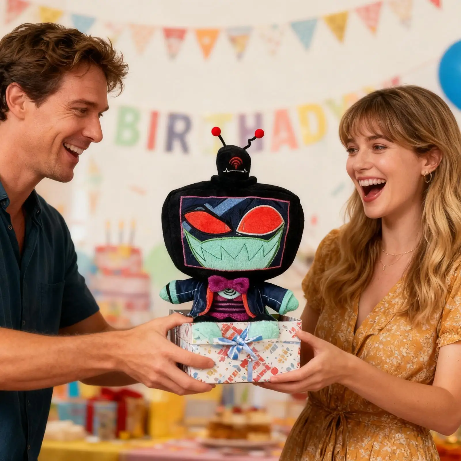 

2026 Plush Toys Soft Portable Character Doll Toddler Anime Stuffed Toy Doll for Girl Boy Kids Birthday Christmas Easter Valentin