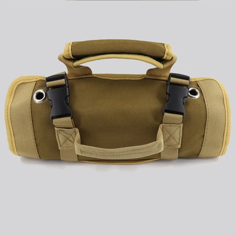 Roll type electrician bag multifunctional hardware tool bag vehicle storage bag large capacity thickened convenient bag