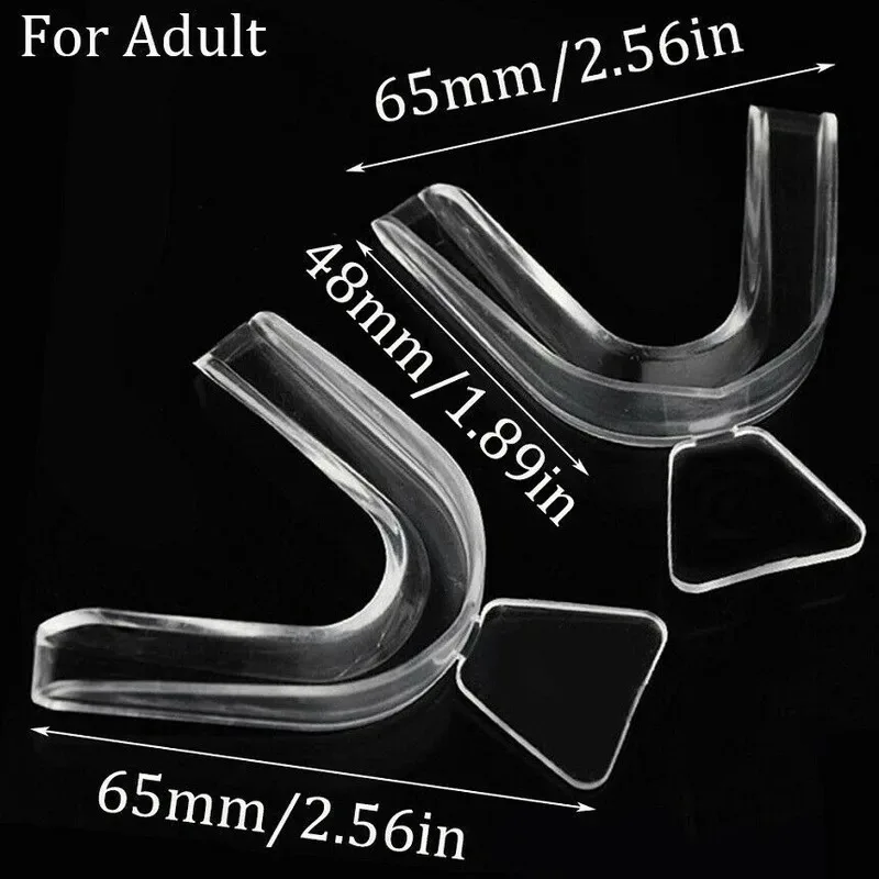2/4/12PCS Anti Snoring Sleeping Mouth Guard Night Guard Gum Shield Mouth Tray Stop Teeth Protector  Boxing Protection