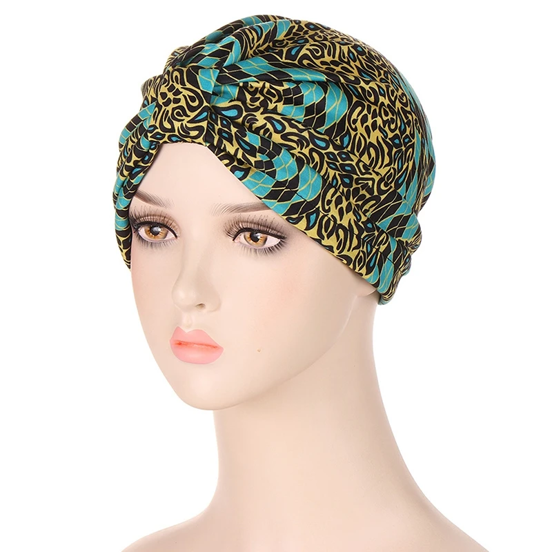 Muslim Turban Bonnet for Women Flora Inner Hijab Caps Chemo Arab Headwrap Turban Femme Musulman Women Hijabs Head Scarf