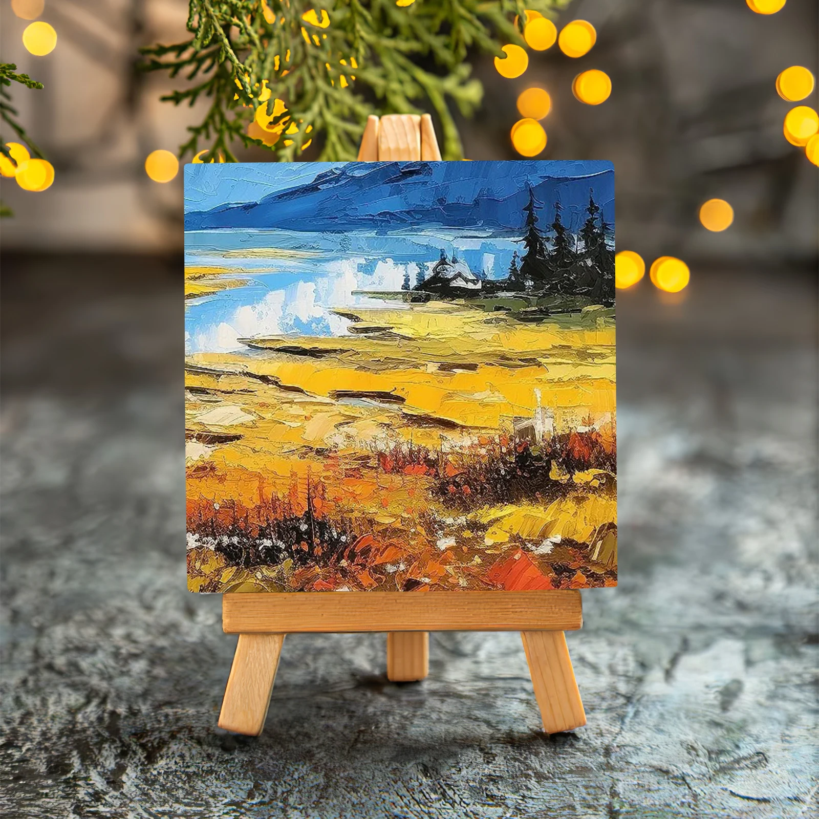 مجموعة أدوات رسم زيتية صغيرة مكونة من 6 مجموعات من القماش المدمج سهلة الحمل ومحمولة ومجموعة فرش ولوحات وحامل للسفر والحرف اليدوية وحفلات الفصول الدراسية #5