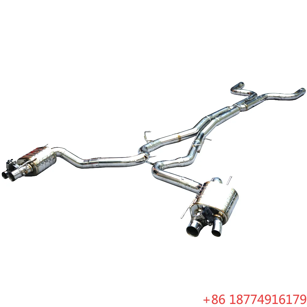 

High Performance OBM Catback Exhaust Pipes for Levante 3.0T 3.8T Valvetronic Muffler Ss304 MM