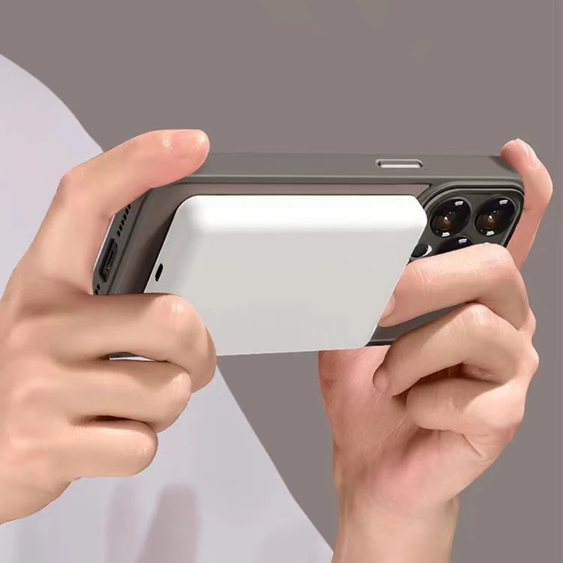 Funda blindada mate de lujo con carga magnética inalámbrica para iPhone 11 12 13 14 15 16 17 Air Pro Max Plus, a prueba de golpes 6