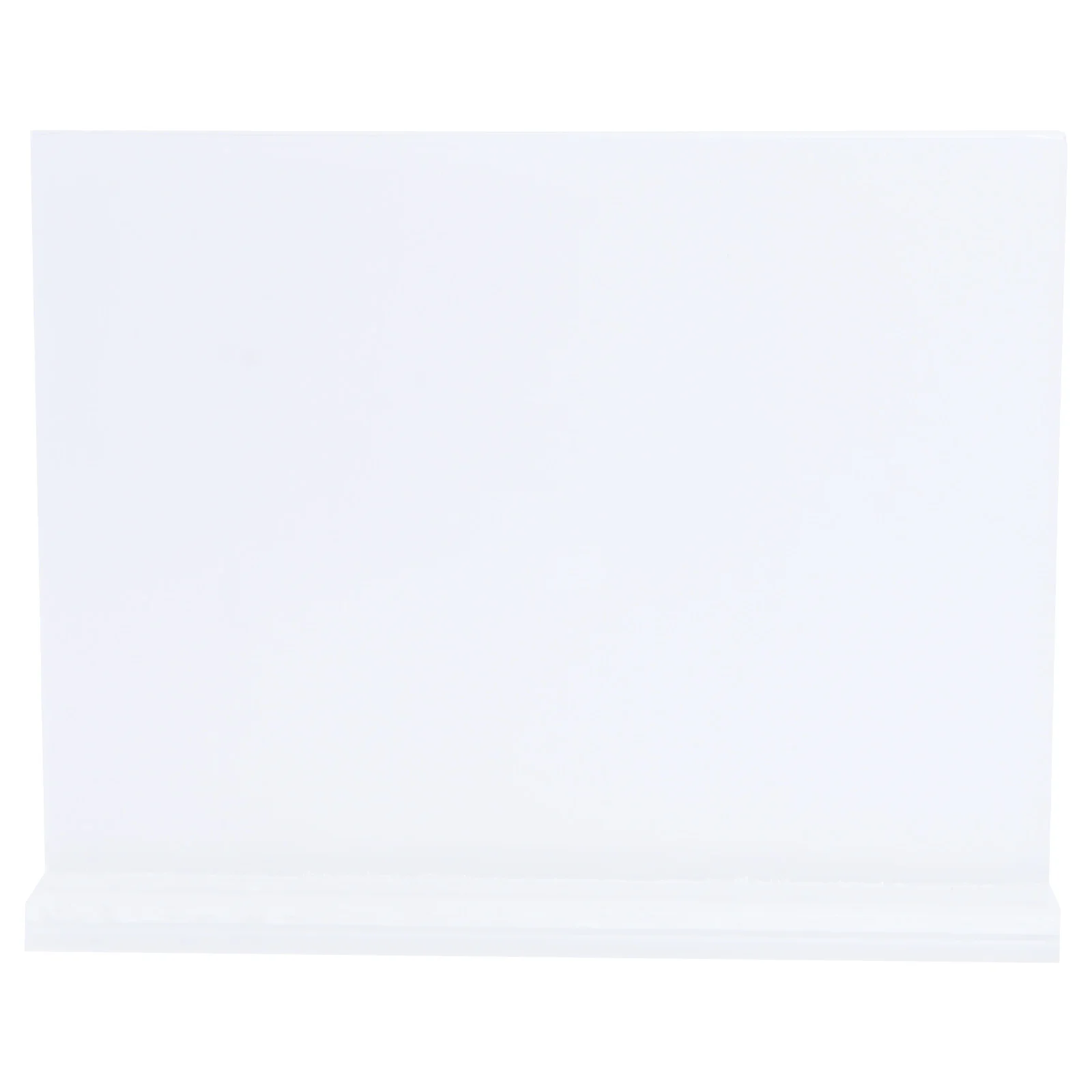 1Pcs Transparent Acrylic Sign Holder Durable Price Display for Shops Retail Easy Insertion No Additional Support