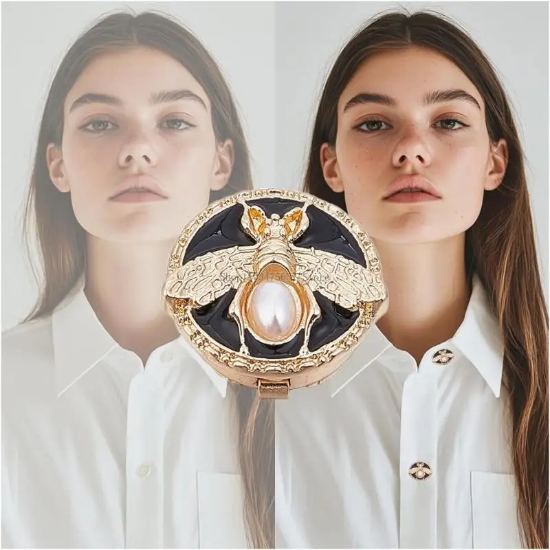  Attractive Round Flying Dress Shirt Cufflinks Strong And Smooth Metal Accessory