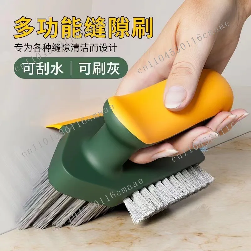 Creative Gap Floor Seam  Scraper Brush Integrated Bathroom Floor  Bathroom Corner Gap Toilet Cleaning Brush