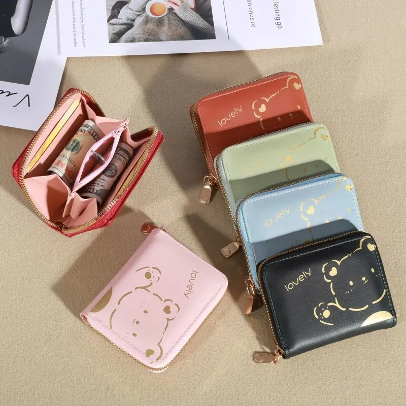 1PC Wallet Women Ladies Mini Tassel Wallets Cute Short Zipper Lovely Pu Leather Coin Purse Female Hand Wallet