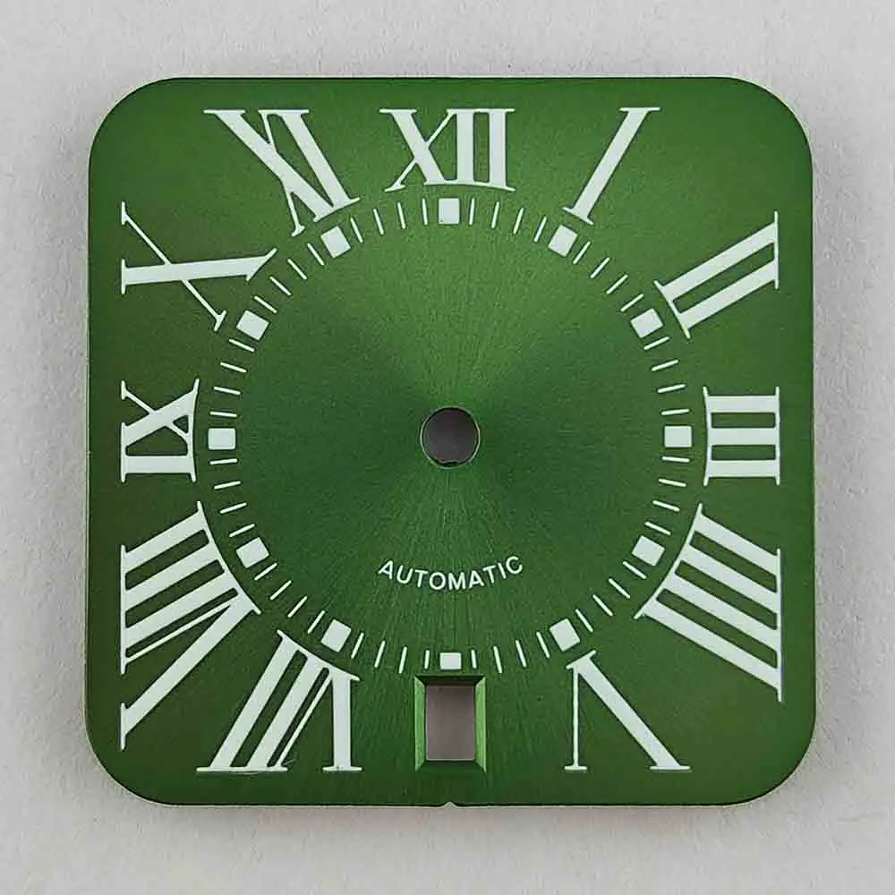 قرص مربع جديد 27 مم NH35 مناسب لملحقات الشعار المخصص لحركة NH35