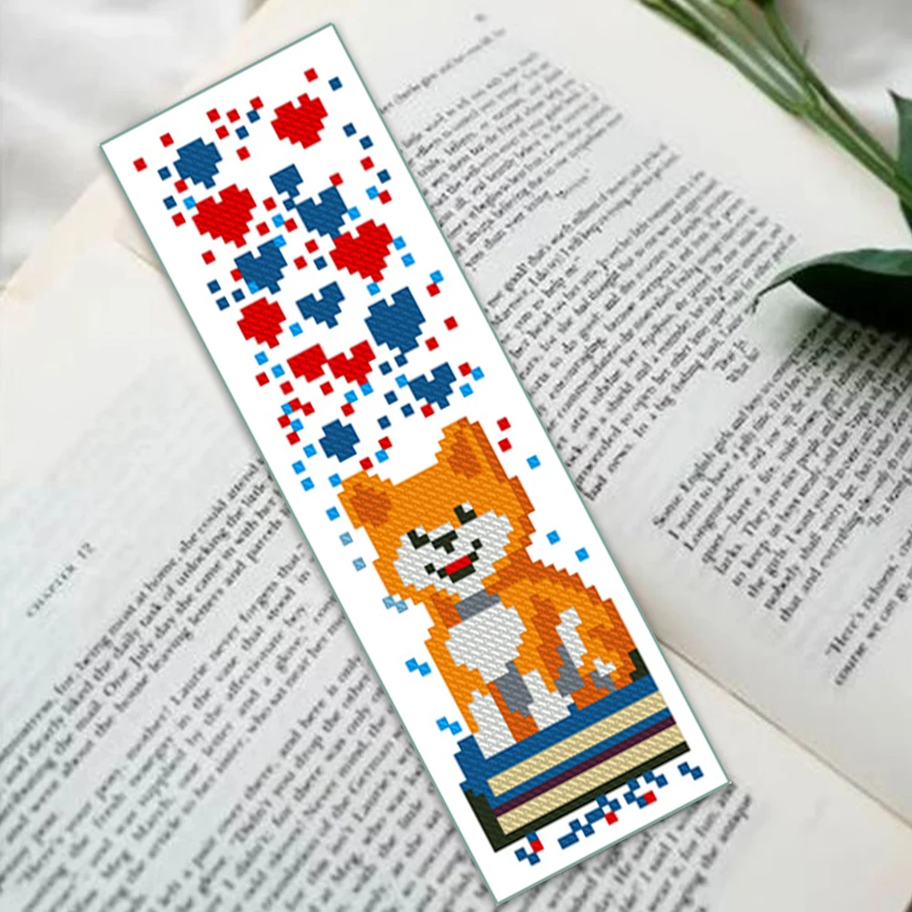 6 Pcs 11 CT DIY Stamped Bookma - Cross Stitch Stamped Kits Beginners ulasan dan harga