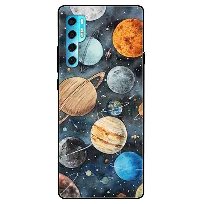 For TCL 20 Pro 5G T810H Case Soft Silicone Wolf Lion TPU Back Coque for TCL 20 Pro 5G Fundas 20Pro Protective Capa for TCL20PRO