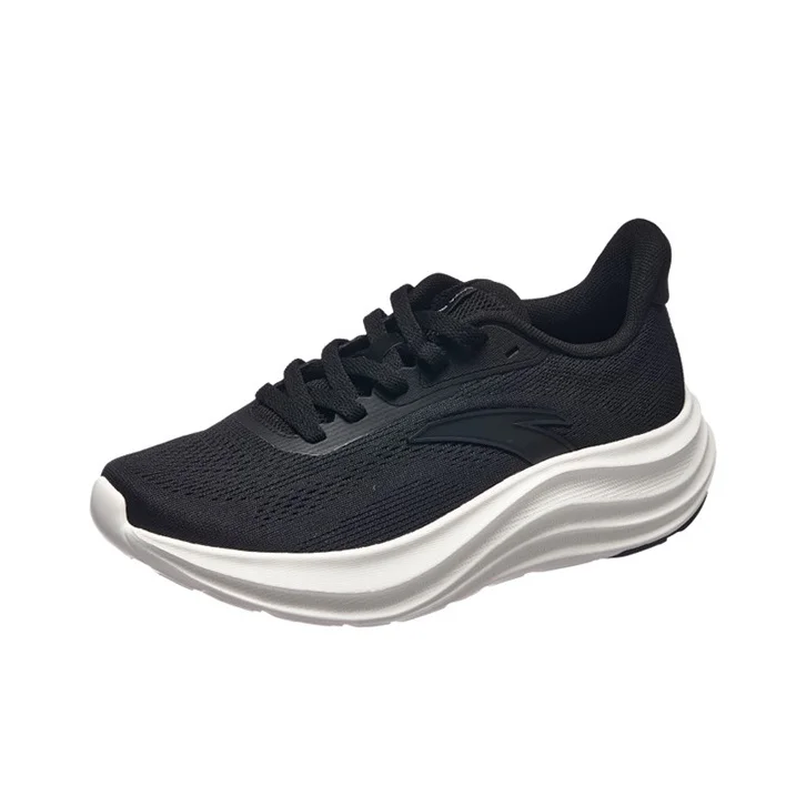 Anta Light Cloud 2 Breathable And Lightweight Low top Casual Running Shoes Women's Basic Black 122535509R-6