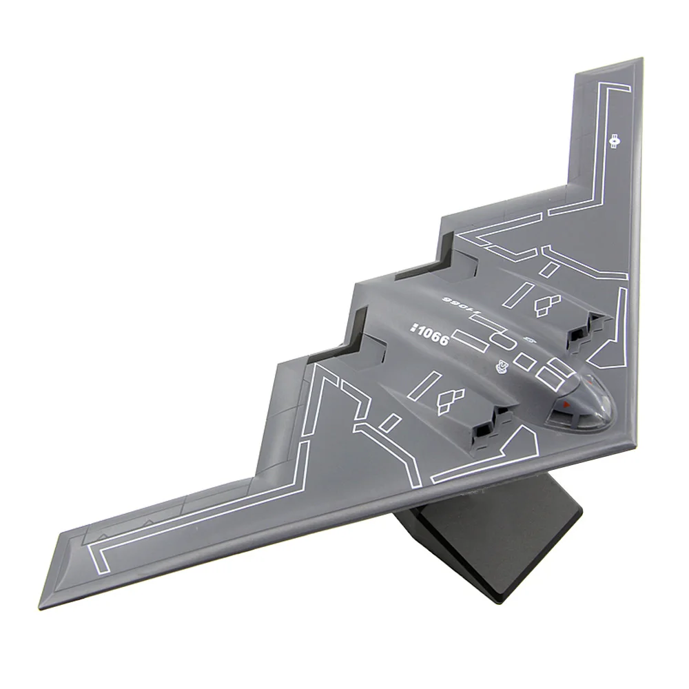 1:200 1/200 Scale US B2 B-2 1066 Spirit Stealth and Strategic Bomber Diecast Metal Airplane Plane Aircraft Model Toy