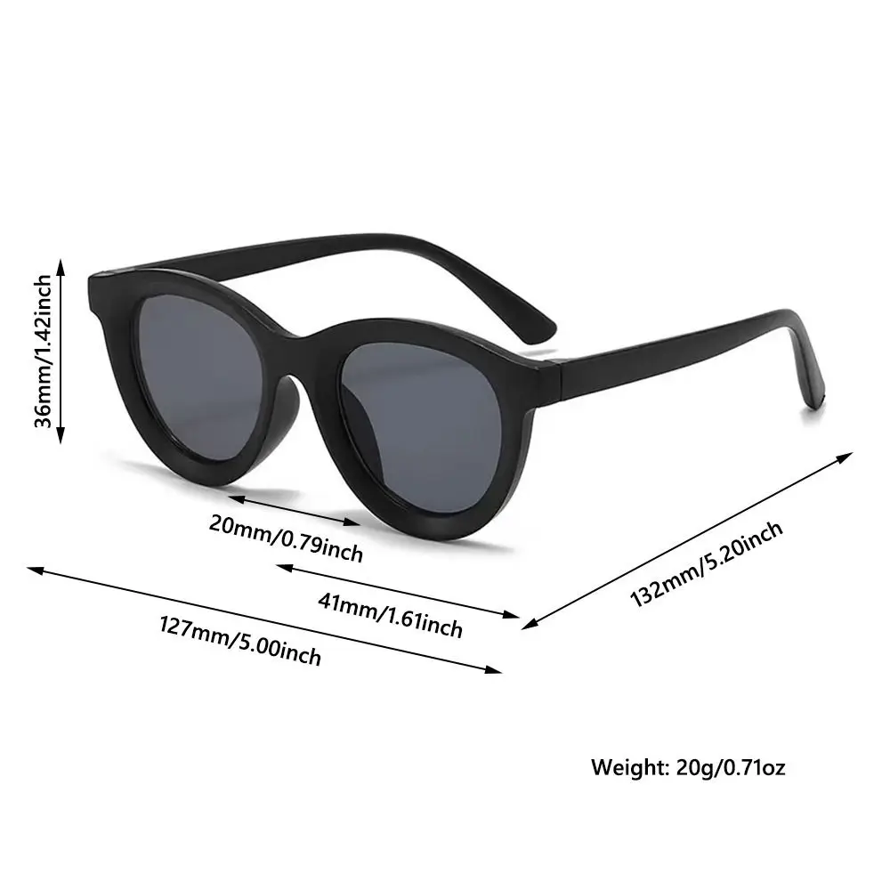 نظارات شمسية كلاسيكية أنيقة للحماية من الأشعة فوق البنفسجية، نظارات شمسية ناعمة للأطفال بلون الحلوى، نظارات لعب الشاطئ للأولاد والبنات