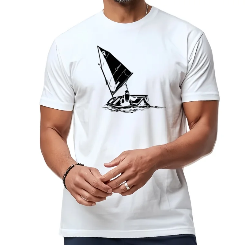 T-shirt imprimé en coton personnalisé pour hommes, t-shirt Optimist Gesle, haute qualité, nouveau, 2022