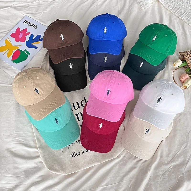 Unisex Summer Baseball Cap Men Women Cotton Hats Simple Farmer Embroidery Cap Casual Sunshade Caps Adjustable Soft Sports Hat