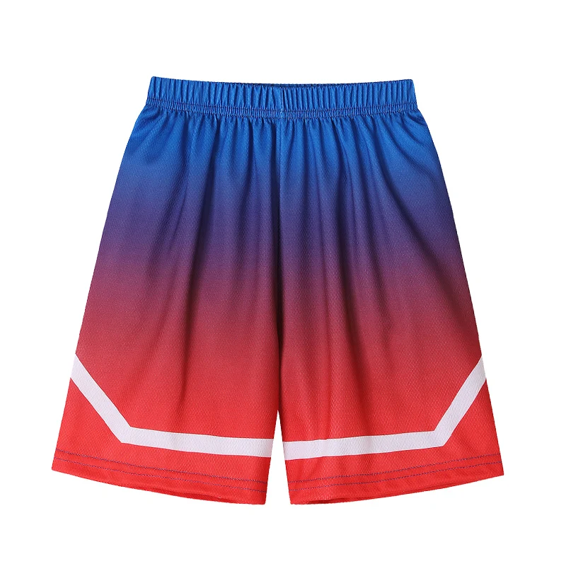 Celana Pendek Olahraga dan Santai Anak-anak Musim Panas 2/4 Potong untuk Anak Laki-laki dan Perempuan Rompi Lari Longgar dan Sejuk Set Pantai Ukuran Besar