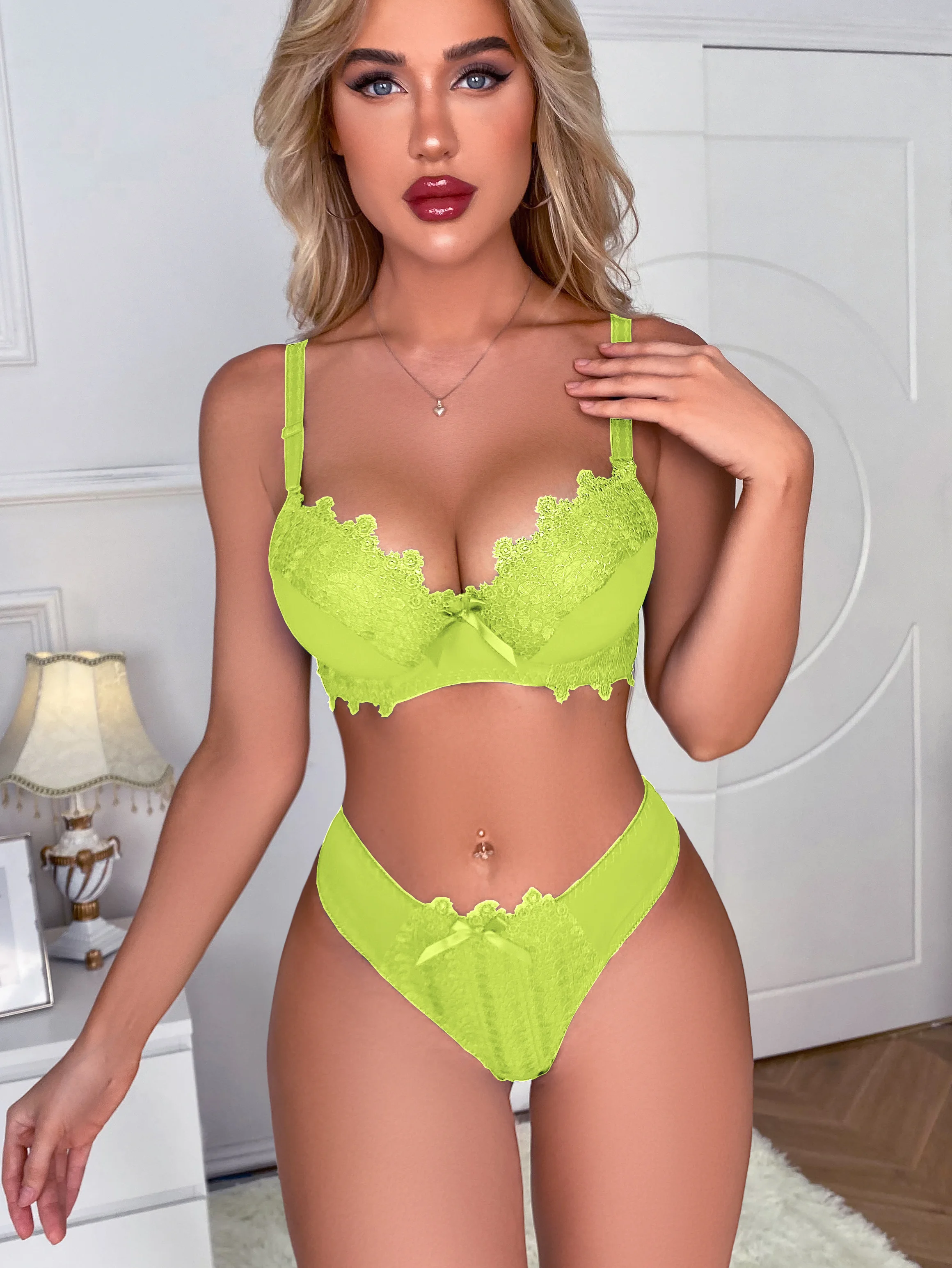 Neue Sexy Spitze Frauen Bh Set Push-Up Büstenhalter Weibliche Unterwäsche Bh und Höschen Set