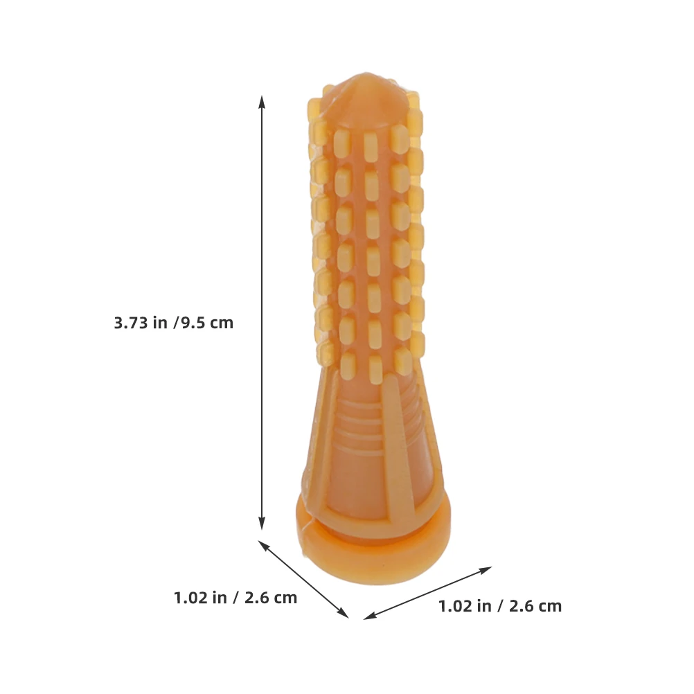 

6 Pcs Yellow Hair Removal Machine Glue Rods Rubber Chicken Plucker Fingers Poultry Depilation Tools Slot Accessories Leg