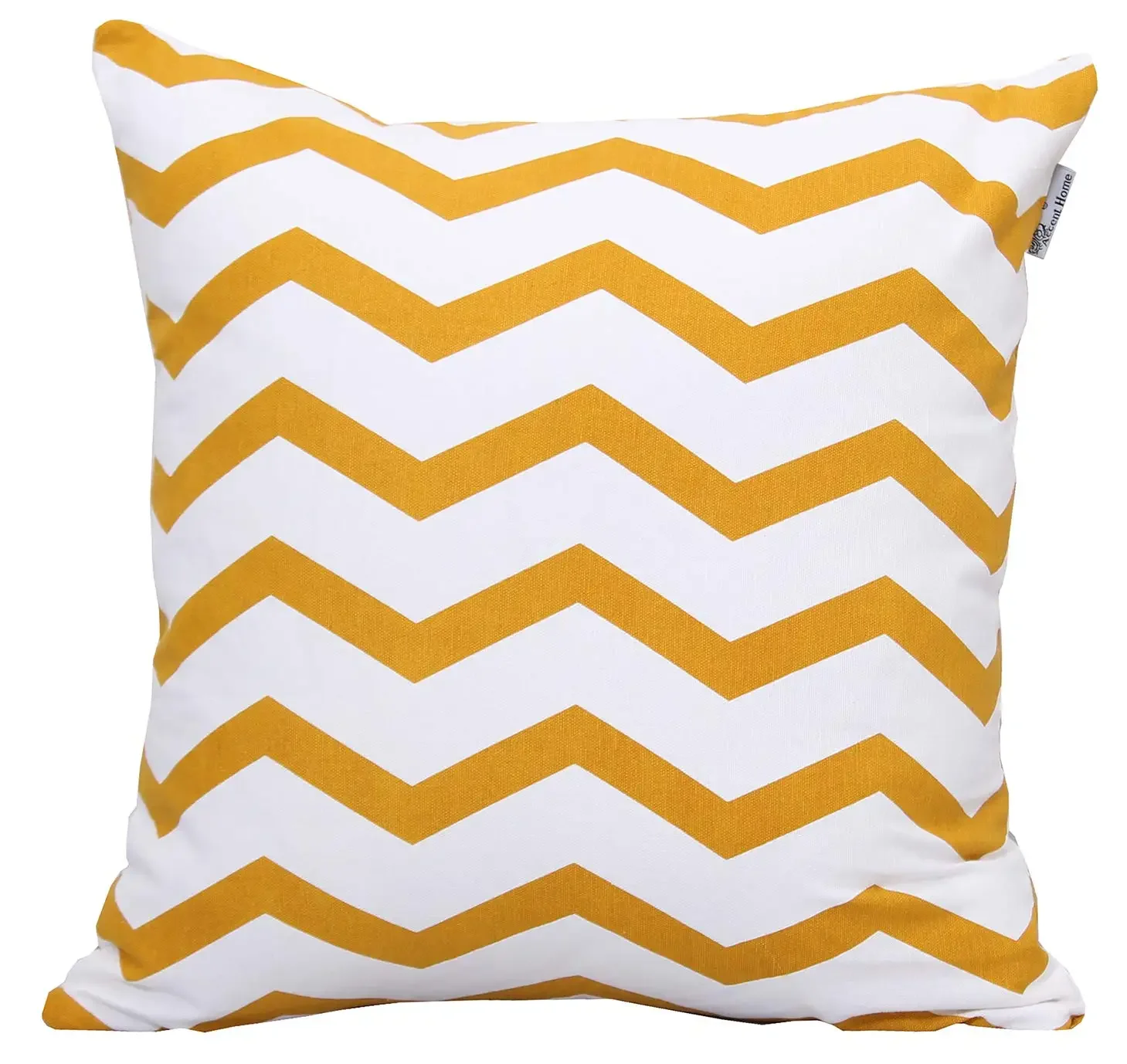 White geometric arrow yellow linen pillowcase sofa cushion cover home decoration can be customized for you 40x40 50x50 60x60