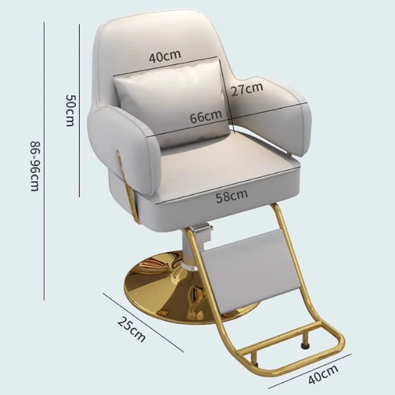كرسي صالون احترافي تجاري فاخر وحديث مريح كلاسيكي إكسسوارات كرسي دوار تابوريت كوفيوس أثاث الصالون
