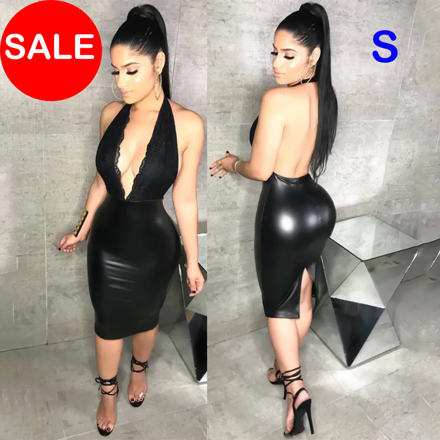 SALE Sexy Bodycon Women Short Party Dresses on Offer Clearance Free Shipping Nightclub Club Dress Short Dress Black traf 0078
