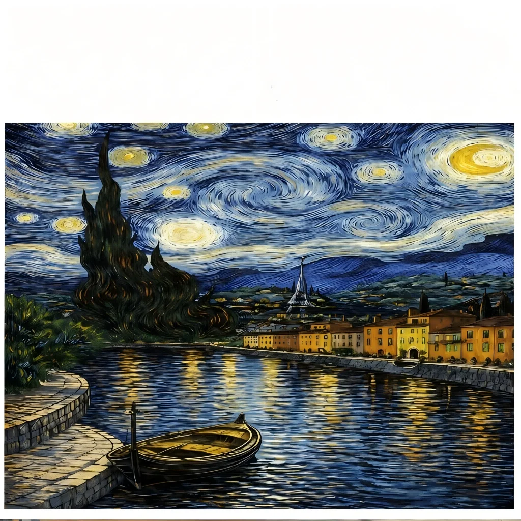 500-2000pcs Starry Night & Space Galaxy Jigsaw Puzzle - Cute Dachshund Moon Scene - Adult Relaxation Art Toy Home Decor Gift