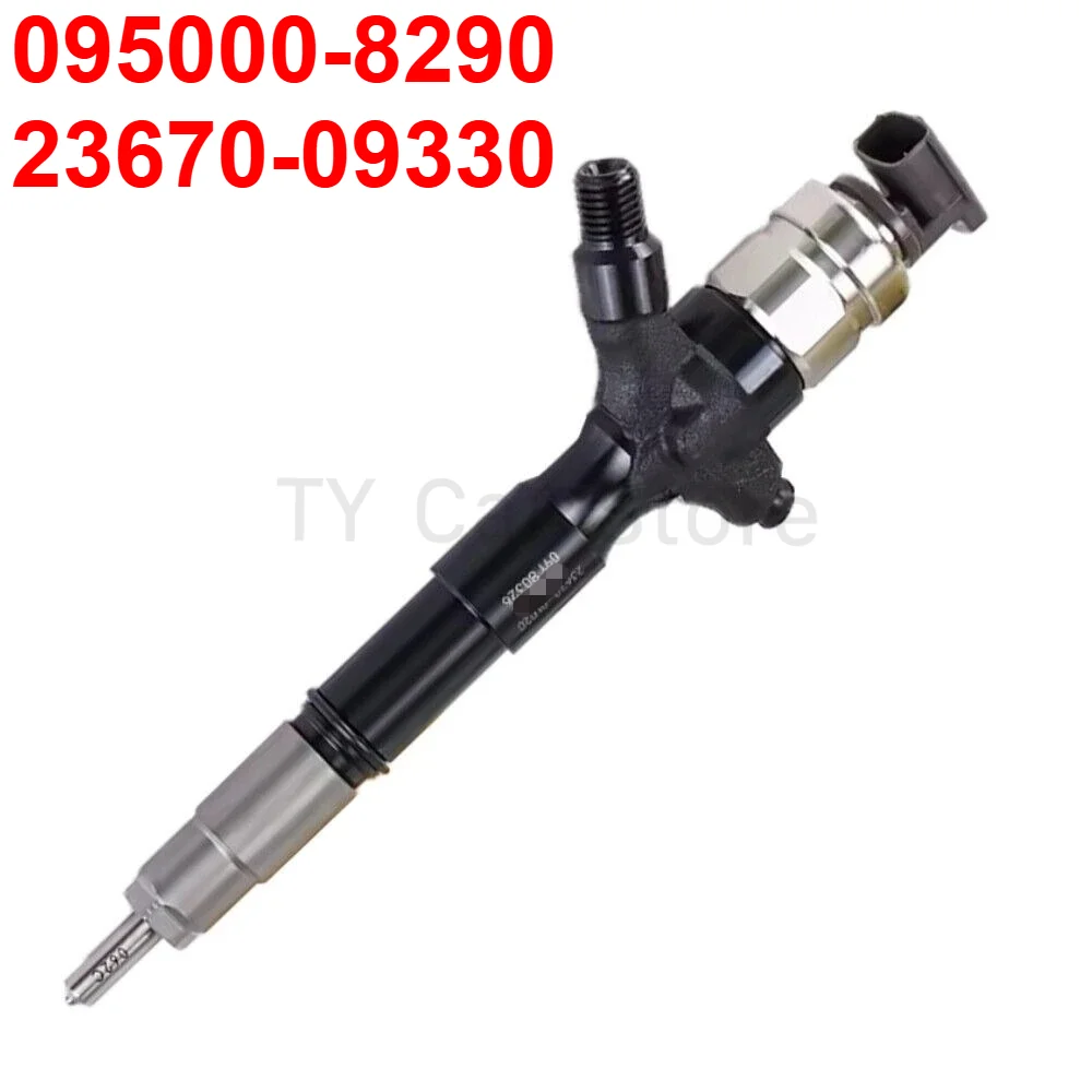 

23670-09330 New Diesel Fule Injector For Toyota Hilux 1KD 2.5D 3.0D Land Cruiser Prado 120 (J120) 095000-8290 2367009330