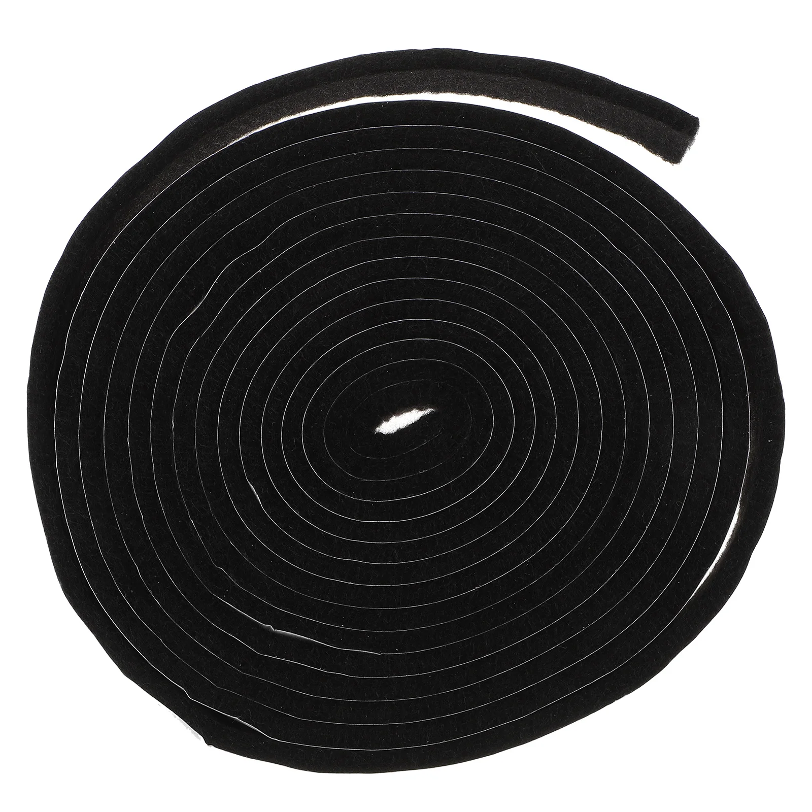 

1 Roll 3.6M Black High Temperature Resistant Seal Self Adhesive Flame Retardant Fiber For Outdoor Camping Bbq Fire Cooking