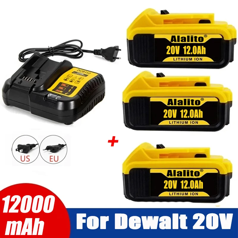 

Сменный аккумулятор для Dewalt DCB200 20 в 12000 мАч, совместим с Dewalt 20 в 18 в и 20 Vot Tools для Dewalt