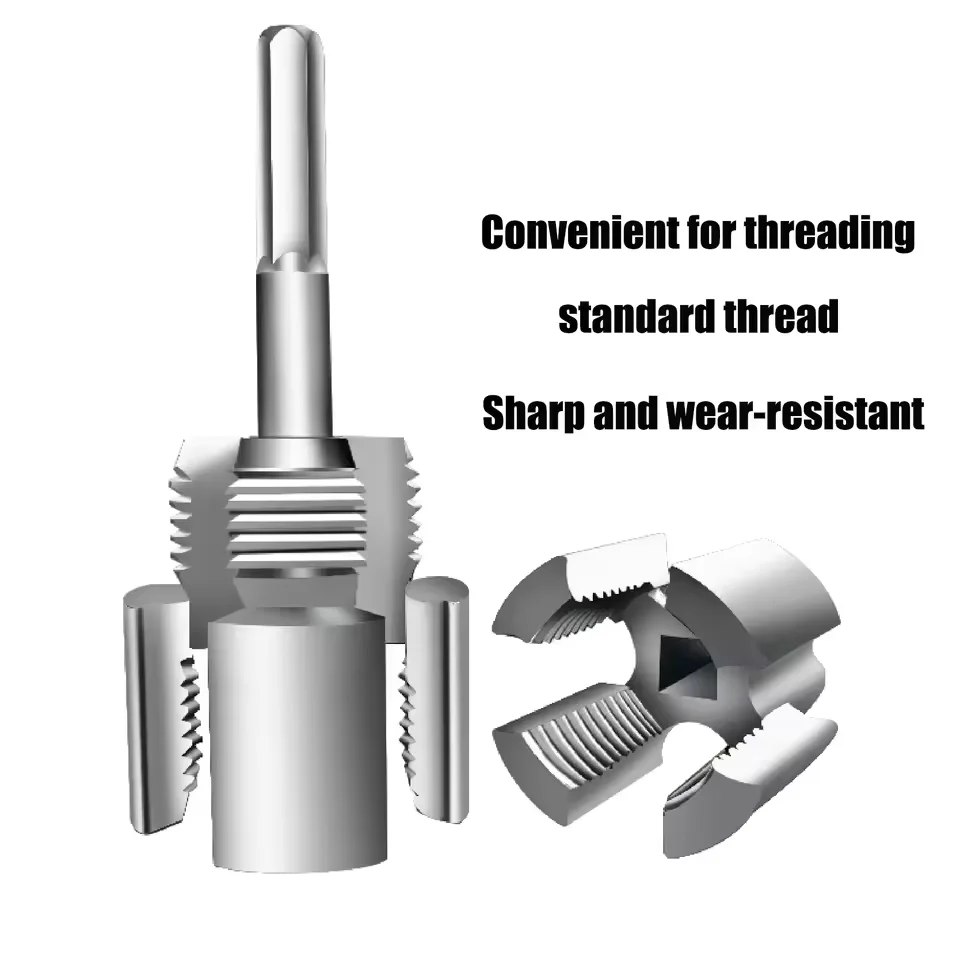 

Rafford PPR Pipe Threading Tools 13MM 23MM– Internal and External Tap and Die Thread Cutter with Extension Water Pipe Tap