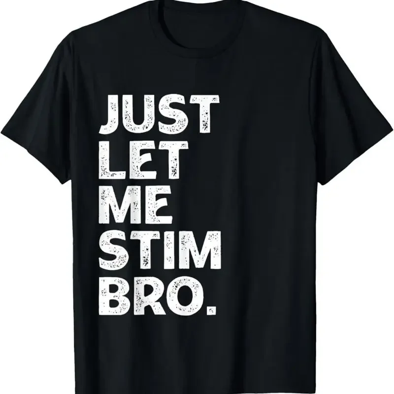 Just Let Me Stim Bro Kids Boys – T-Shirt zur Aufklärung über Autismus